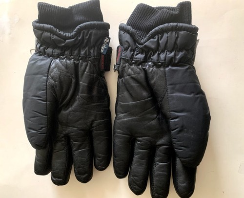 SNOWLIFE MEN’S BLACK GORE-TEX PURE XCR GLOVE SKI GLOVES LEATHER SIZE L - Foto 2 di 7