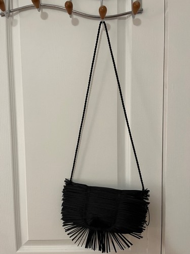 NEW w tags Very Special Black Evening Bag use with Strap or as Clutch - Picture 6 of 11