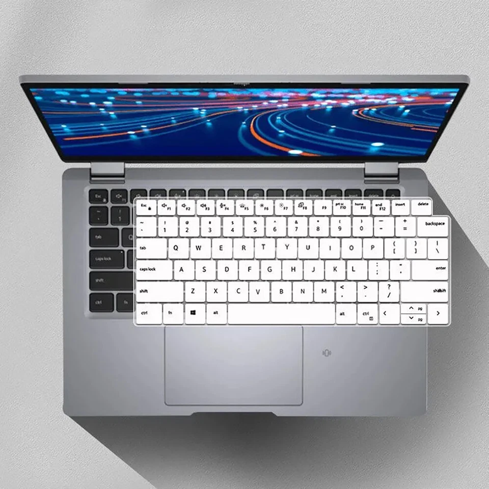 Ultra Thin Silicone Keyboard Cover Protector for Dell Latitude 7410 7420 Laptop - Image 4 of 4