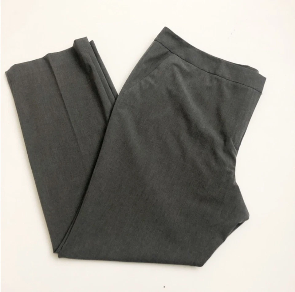 Halogen Taylor Fit Grey Charcoal Women’s Career  Plus Pants Sz 26 - Image 3 of 4