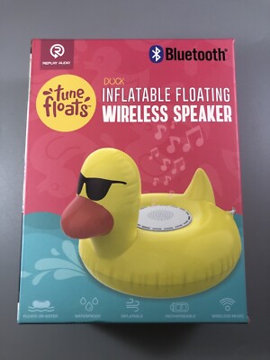 Inflatable speaker duck