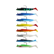 1pc Soft Bass Paddle Tail Swimbaits Fishing Baits with Barbed Hooks Fishing Lure