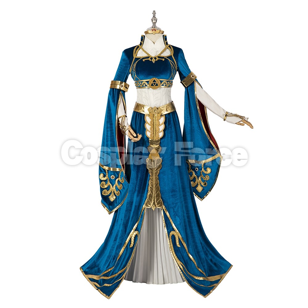 Breath of the Wild Princess Zelda Cosplay Costume Halloween Party Outfit