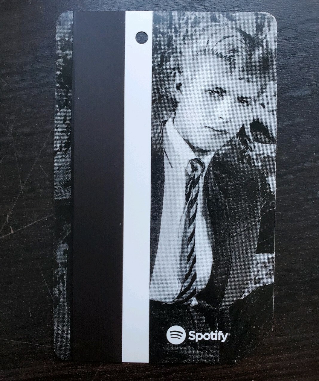 New Rare David Bowie Limited MTA Metrocard MINT Spotify Black & White Young READ
