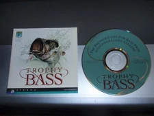 Trophy Bass PC CD-ROM Sierra 1995 game for Windows 95/3.1 BASS Officially Licen.