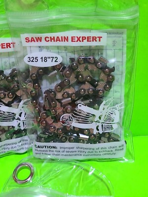 2 Pezzi Da 18 Pollici Per Motosega, Catena Per Sega, Passo Lama 325 Pollici Calibro 0058 Catene Di Ricambio 72dl Strumenti Per Ferramenta~p186894665 - Foto 8