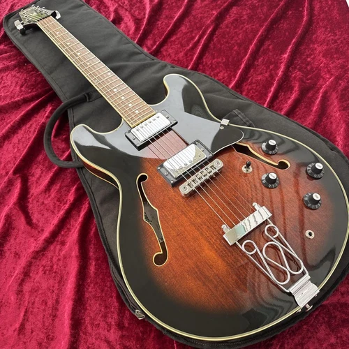 Aria Pro II TA-1 Semi-Acoustic Guitar Violin Sunburst Electric Guitar W/Gig Bag