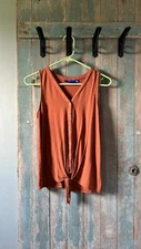 Apt. 9 Ladies XS Button Up Tank Top 
