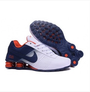 nike shox blanco con azul