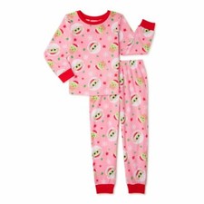 Girls XS 4 / 5 Disney Star Wars baby Yoda Christmas pajamas sleep ware pj's