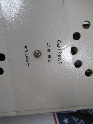 CARL ZEISS GERMANY 448016 HBO 100W/2 LAMP MICROSCOPE PART AS PICTURED &5K-A-30 - 第 9/10 張圖片