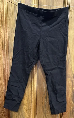 Leggings Noirs Pull-On Regular Taille XL Pour Femmes Ellen Tracy - Photo 1/4