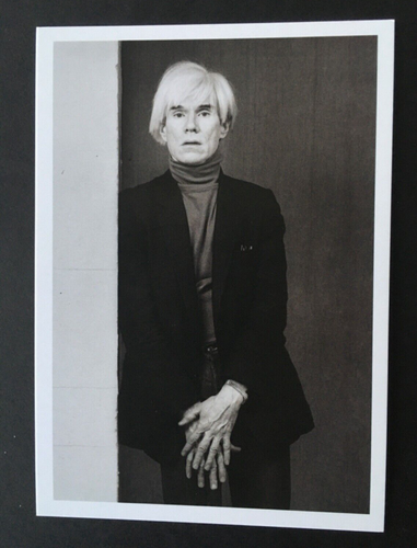 Andy Warhol - Official Exhibition Artcard / Portrait 1983