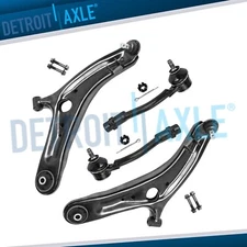 Front Lower Control Arms Ball Joint Tie Rods for 2010 2011 2012 2013 Kia Soul
