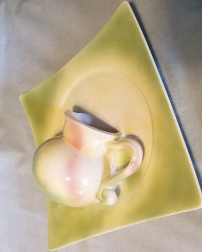 Pitcher Wall Pocket Vtg Midcentury Art Pottery Signed OOAK - Picture 7 of 12