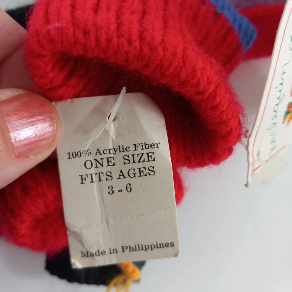 Vintage Cynthis McKinney Gloves Children's Size Ages 3-6 School Days Owl New - Image 4 of 4