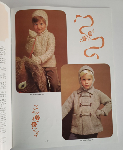 Lovable Hand Knits Vol 30 Infants to 4 Fleisher Bear Brand 1968 Easy Care 63pg - Picture 4 of 9