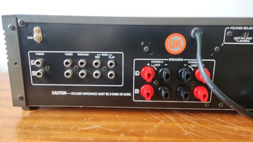 Sansui Integrated Amplifier A-5 25 Watts Vintage Red LED Power Meters -See Video - Picture 11 of 14