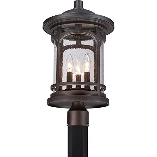 Quoizel MBH9011PN 3-Light Marblehead Outdoor Lantern in Palladian Bronze - Picture 4 of 9