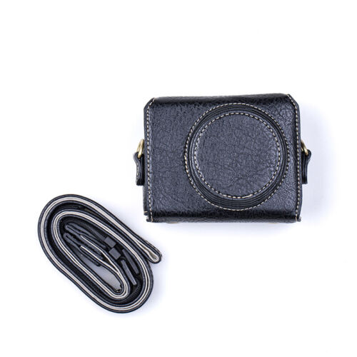 Media funda de cuero con cubierta base para el hombro para cámara Sony ZV-1 - Imagen 17 de 27