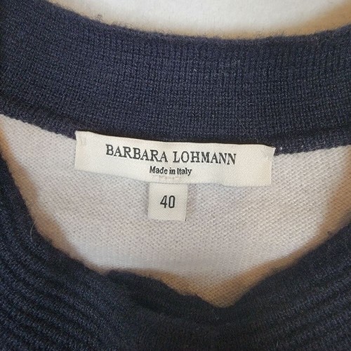 Barbara Lohmann 100% Cashmere Women's Cardigan Sz IT40 US M Beige - Picture 3 of 8