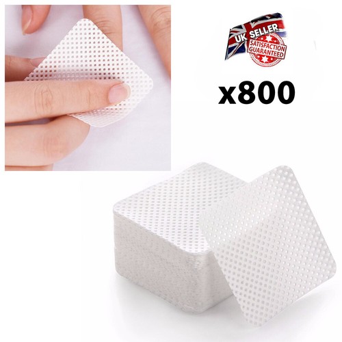 800 MELTBLOWN NAGELTUCH ART GEL ACRYL POLIERENTFERNER BAUMWOLLE FUSSELFREIE NÄGEL UK - Bild 1 von 6