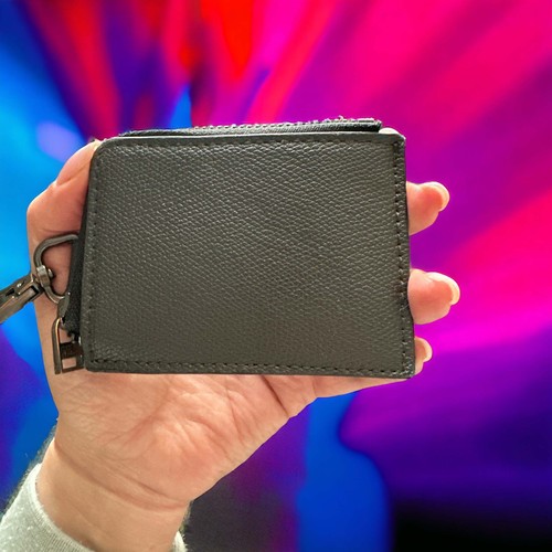Zara Men Zip Closure Card Holder Card Wallet Clip on Card Wallet - Picture 3 of 3