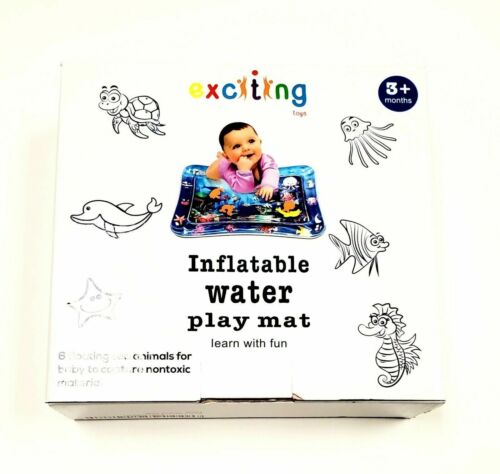 Inflatable Tummy Time Mat Baby Water Play Infants and Toddlers - Picture 2 of 4