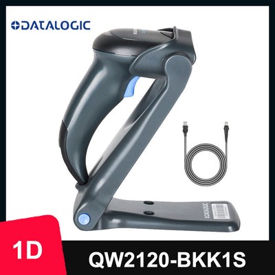 Datalogic QW2120-BKK1S QuickScan Lite QW2100 Barcode Scanner USB Kit with Stand