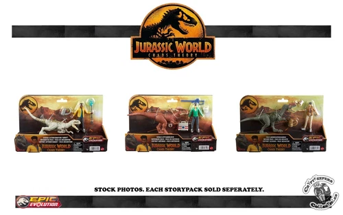 Jurassic World Chaos Theory Kids Darius Kenji Yaz Story Packs Camp Cretaceous