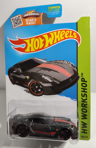 Hot Wheels Ferrari 599XX HW Workshop 2015 Thrill Racers #188 New - Picture 24 of 24