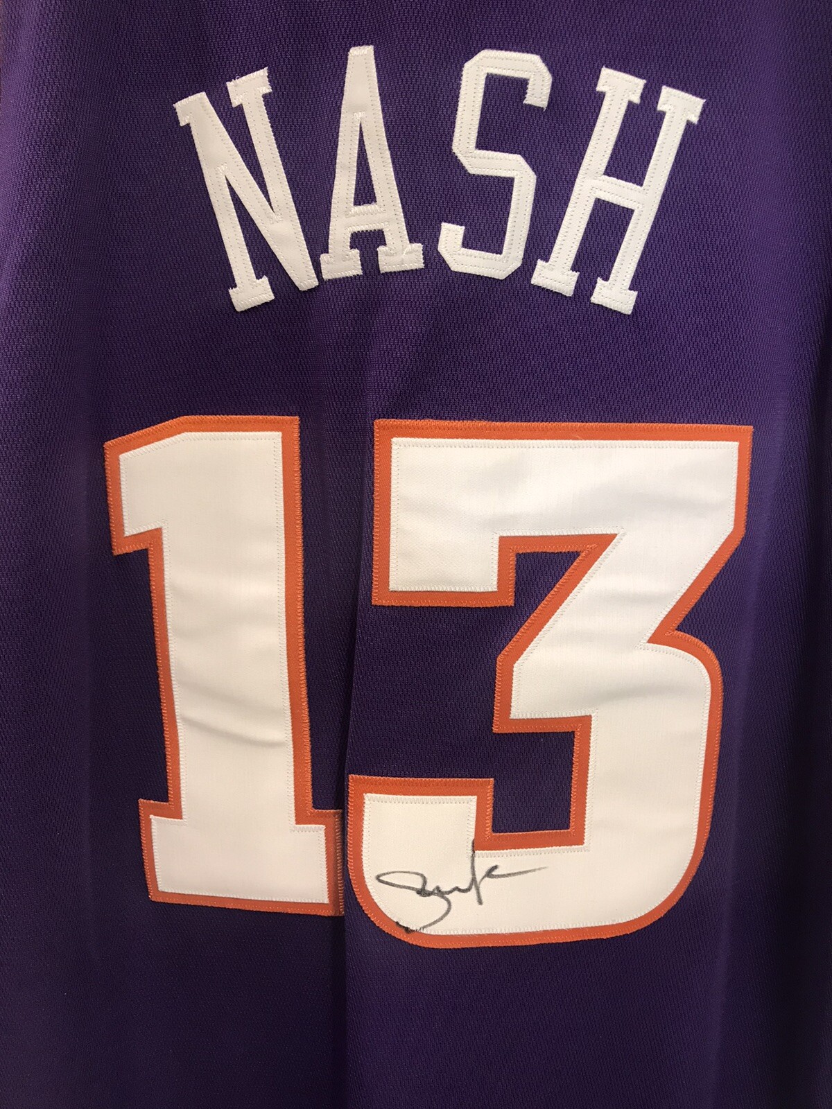 Autographed Steve Nash Retro Suns Jersey - /assist