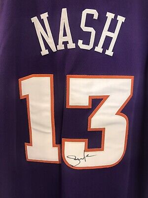 Autographed Steve Nash Retro Suns Jersey - /assist
