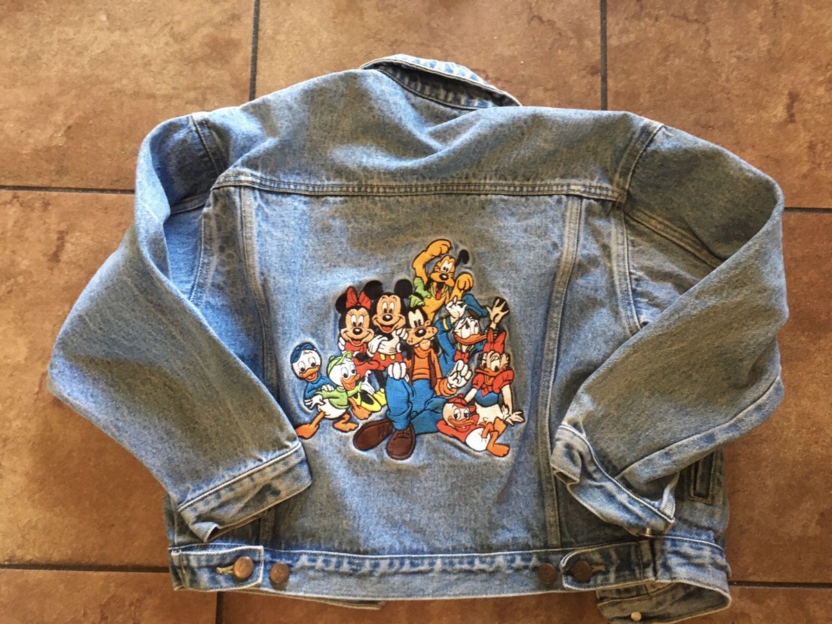 Vintage Mickey & Friends the Disney store Jean jacket Kids