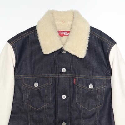 COMME des GARCONS JUNYA WATANABE Levi's Leather switching