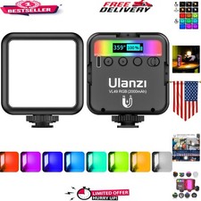 Professional RGB LED Video Light: Magnetic, Rechargeable  Dimmable 2500-9000K