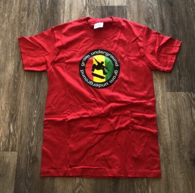 NEW GROM UNDERGROUND LONGBOARD SURF GOLF SKATEBOARD SUP BMX SNOW T SHIRT SMALL