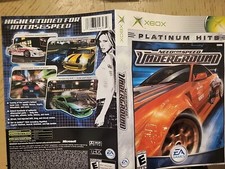 Need for Speed Underground (Original Xbox) Platinum Hits  Complete With Manual