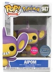 Funko POP! Pokémon Aipom Flocked #947 Special Edition with POP Protector