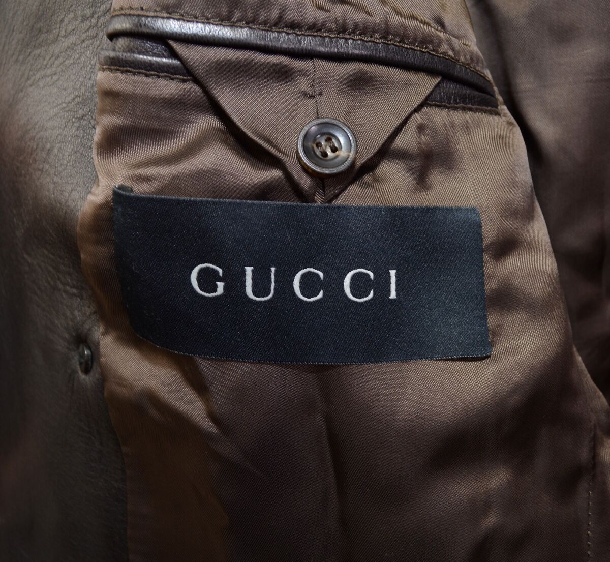 Men's Gucci Tom Ford Era Pea Coat Jacket 52IT 42US/UK Brown Men's Gucci Tom Ford Era Pea Coat Jacket 52IT 42US/UK Brown