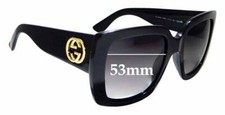 SFx Replacement Sunglass Lenses Fits Gucci Gg3814/s - 53mm Wide