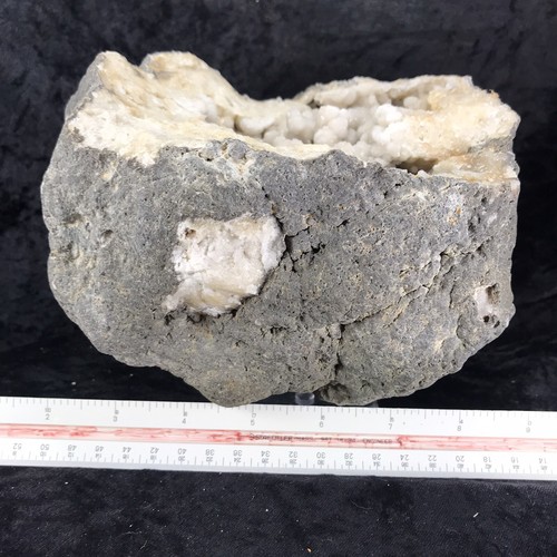 6-1/2” Large Geode Natural Botryoidal Drusy Snowball Quartz Crystal 7.10LB KY - Picture 7 of 9