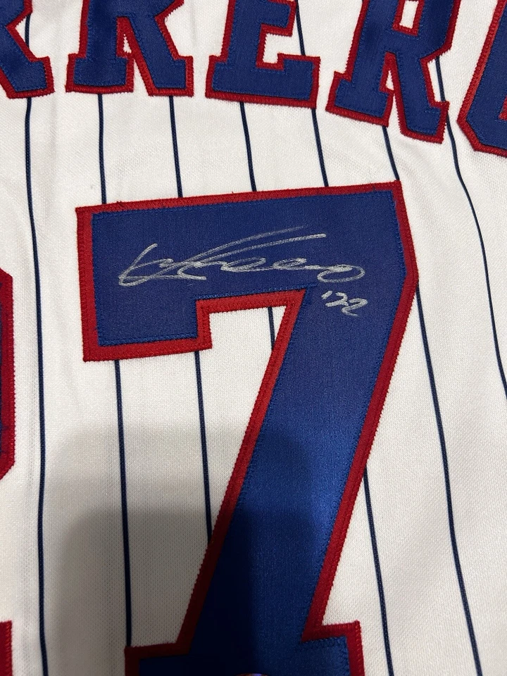 VLADIMIR GUERRERO Signed Expos Jersey With Psa DNA Cert Sticker - Image 4 of 4