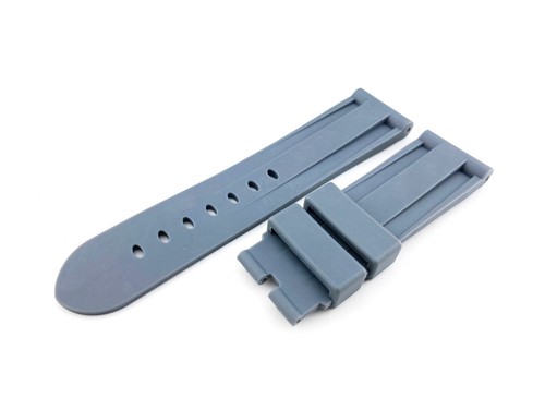 22mm 24mm Grey Rubber Silicone Diving Strap Band fit PANERAI OFFICINE Watches - Picture 2 of 10