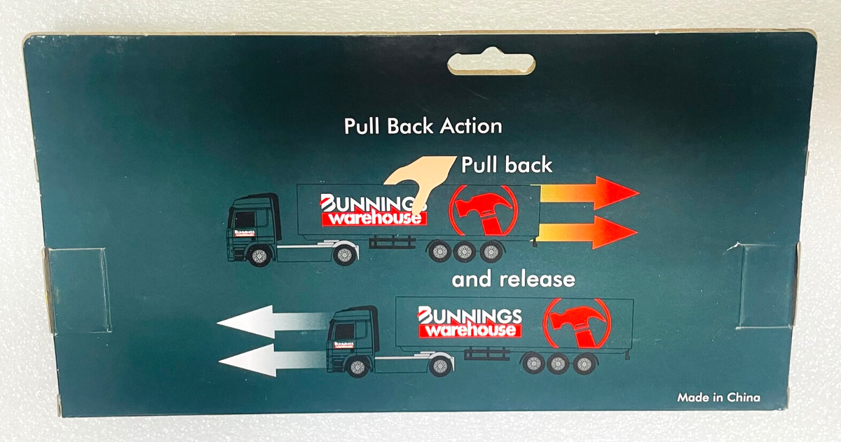 Bunnings Warehouse TRANSPORTER TRUCK (GREEN) Toy Model Scale