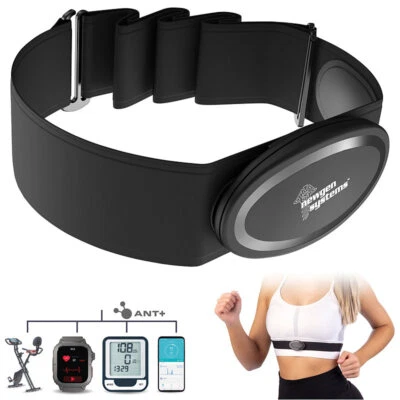 newgen medicals Smarter Brustgurt mit Herzfrequenz-Sensor, ANT+ und Bluetooth