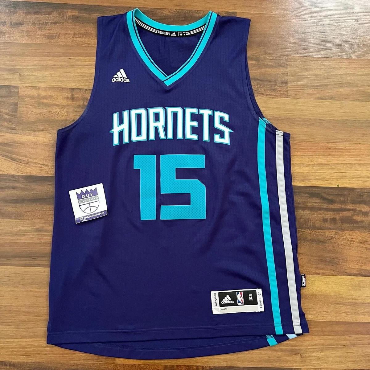 Adidas Kemba Walker #15 Charlotte Hornets NBA Swingman Jersey Mens Sz Medium