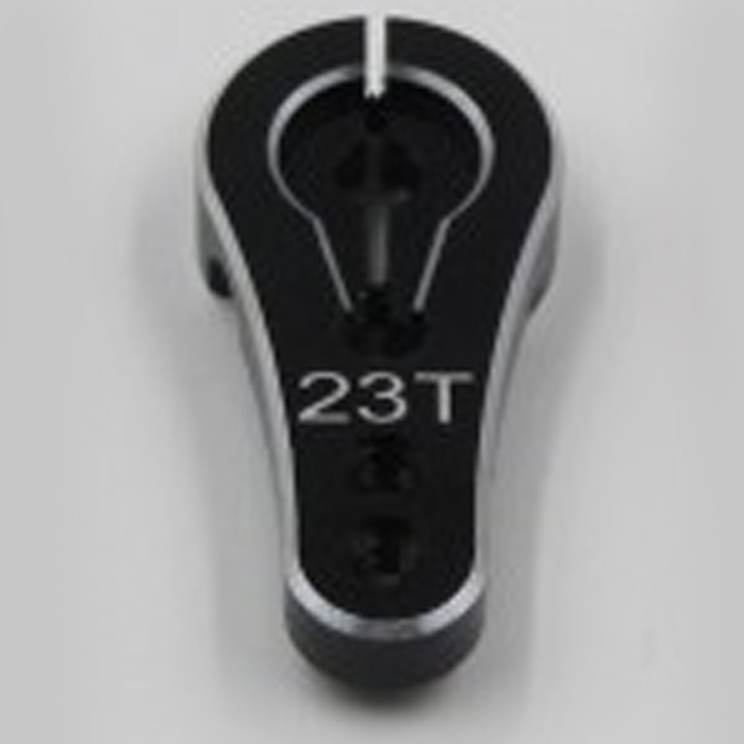 Samix Aluminum 23T Servo Horn Black Axial SCX10 Wraith AX10 EXO