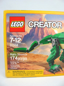Lego Creator Mighty Dinosaurs #31058 NEW NISP 2017 WORN BOX 3in1 174pc Ages 7-12