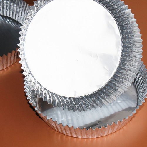 20PCS Round Aluminum Foil Pan Non-Stick Oven BBQ Trays Kitchen Supplies - Picture 3 of 8